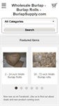 Mobile Screenshot of burlapsupply.com